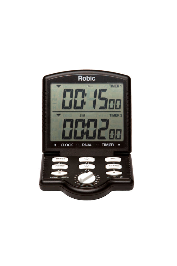 Easy Access Battery Hatch on all Robic handheld timers to make battery replacement a breeze.