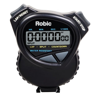 Robic 1000W Dual Stopwatch with high precision countdown timer Black