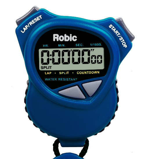 Robic 1000W Dual Stopwatch with High Precision Countdown Timer- Royal Blue